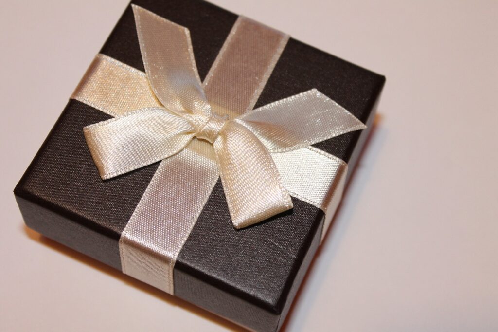 gift, gift box, box